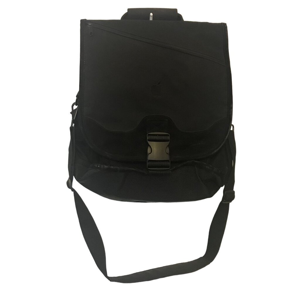 Kensington Black Apple Laptop Convertible Backpack Messenger Bag